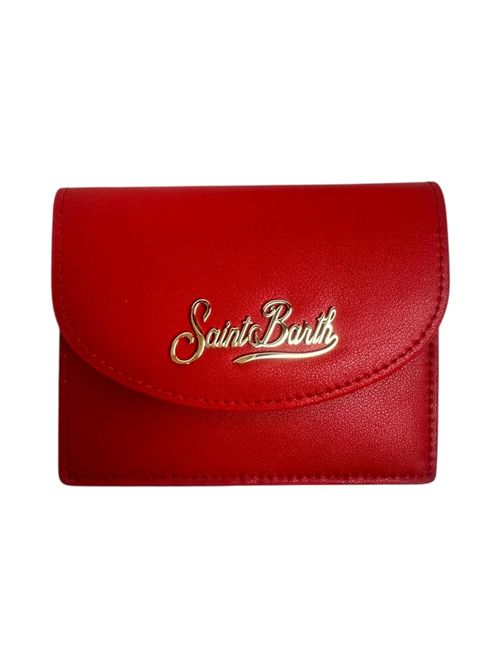 portafoglio donna mini in pelle rosso MC2 Saint Barth | CARD HOLDER-LEATHER41